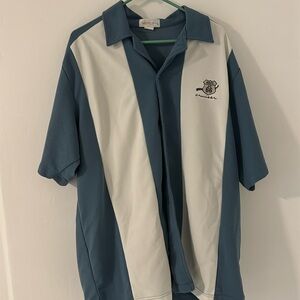 Vintage Route 66 button up men’s bowling shirt
